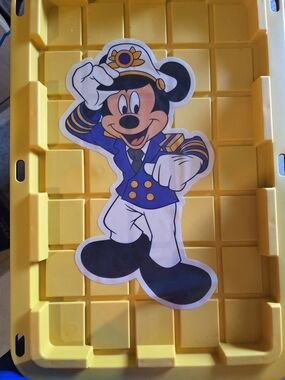 Disney Cruise Line Mickey Mouse Captain Vinyl Reusable
